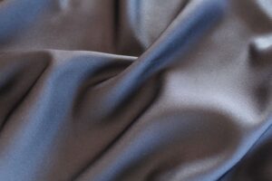 Black grosgrain facings fabric