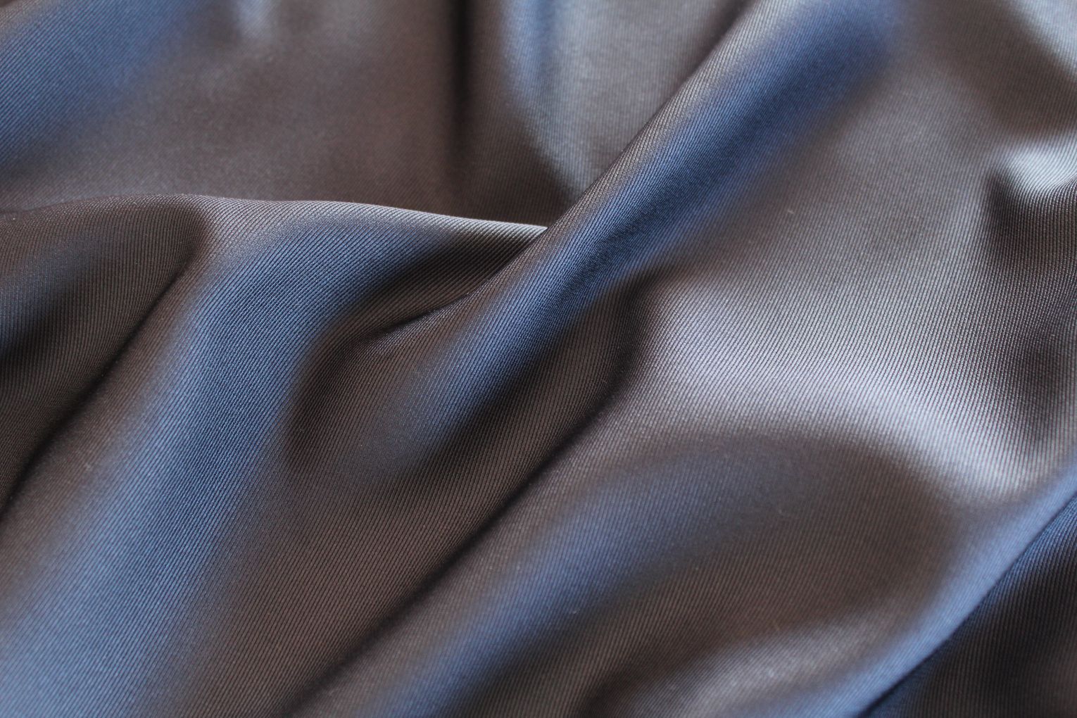 Black grosgrain facings fabric
