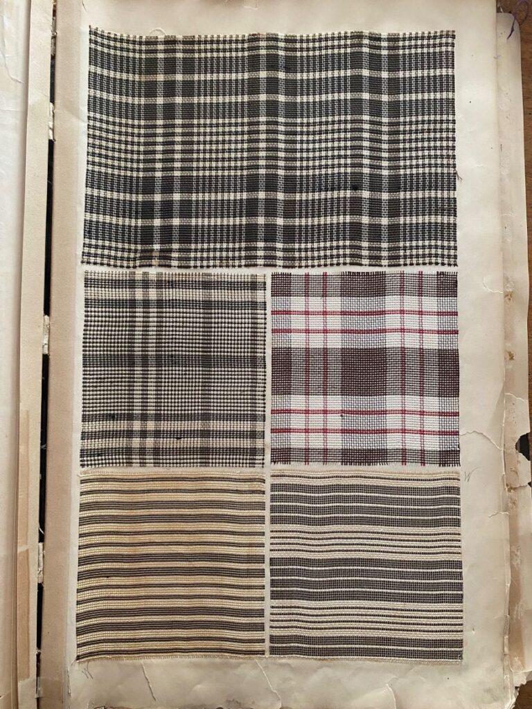 Archive book inspiration for checks and stripes