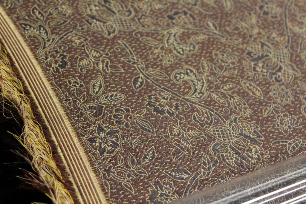 Jacquard flora fabric