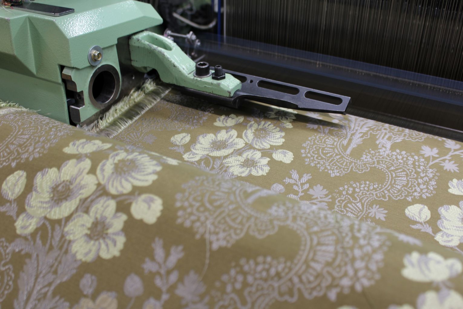 Jacquard floral fabric